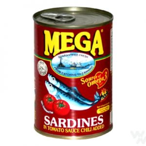 Mega Sardines In Tomato Chili Sauce 155g…